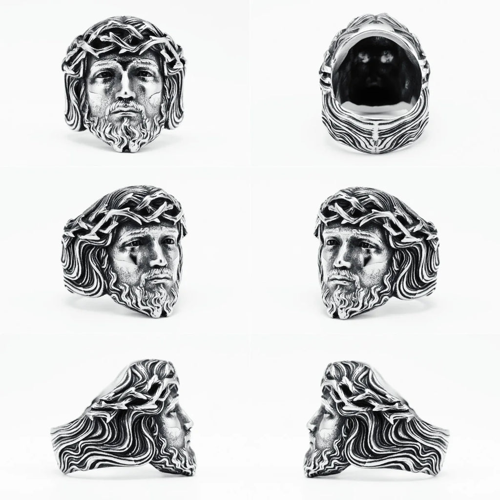 Jesus Face Ring