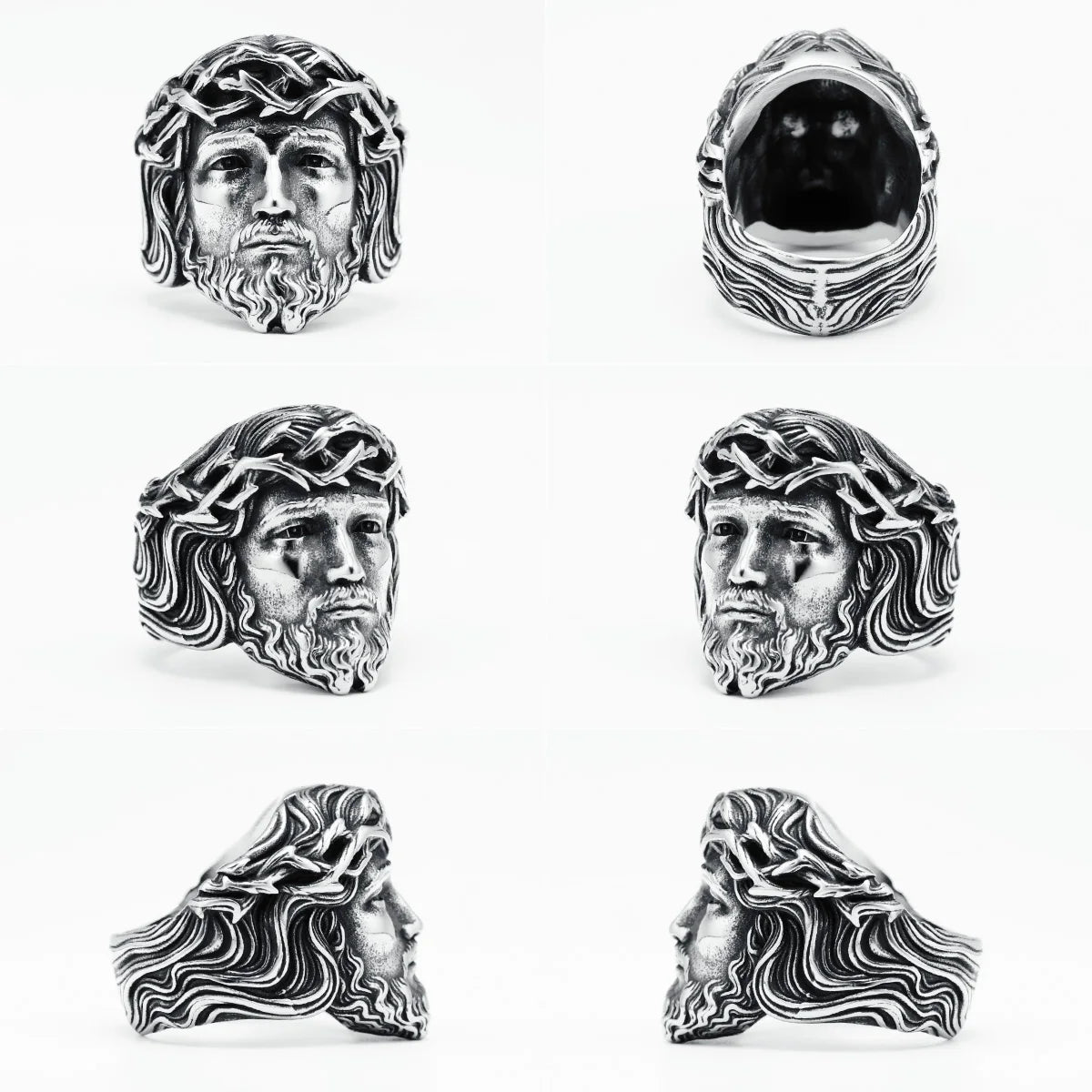 Jesus Face Ring