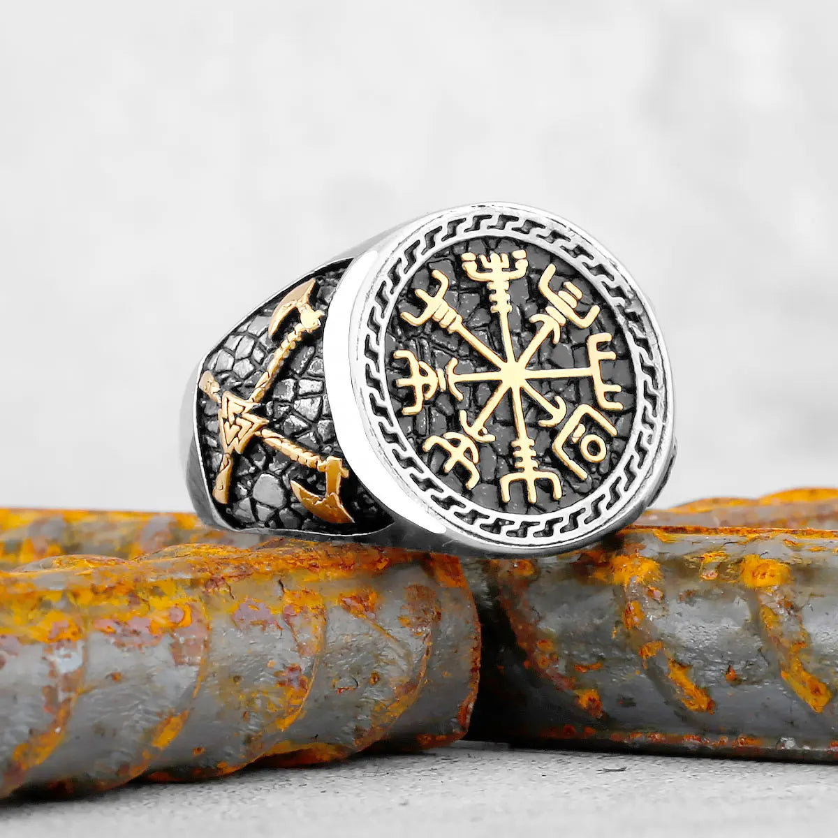 Viking Compass Ring