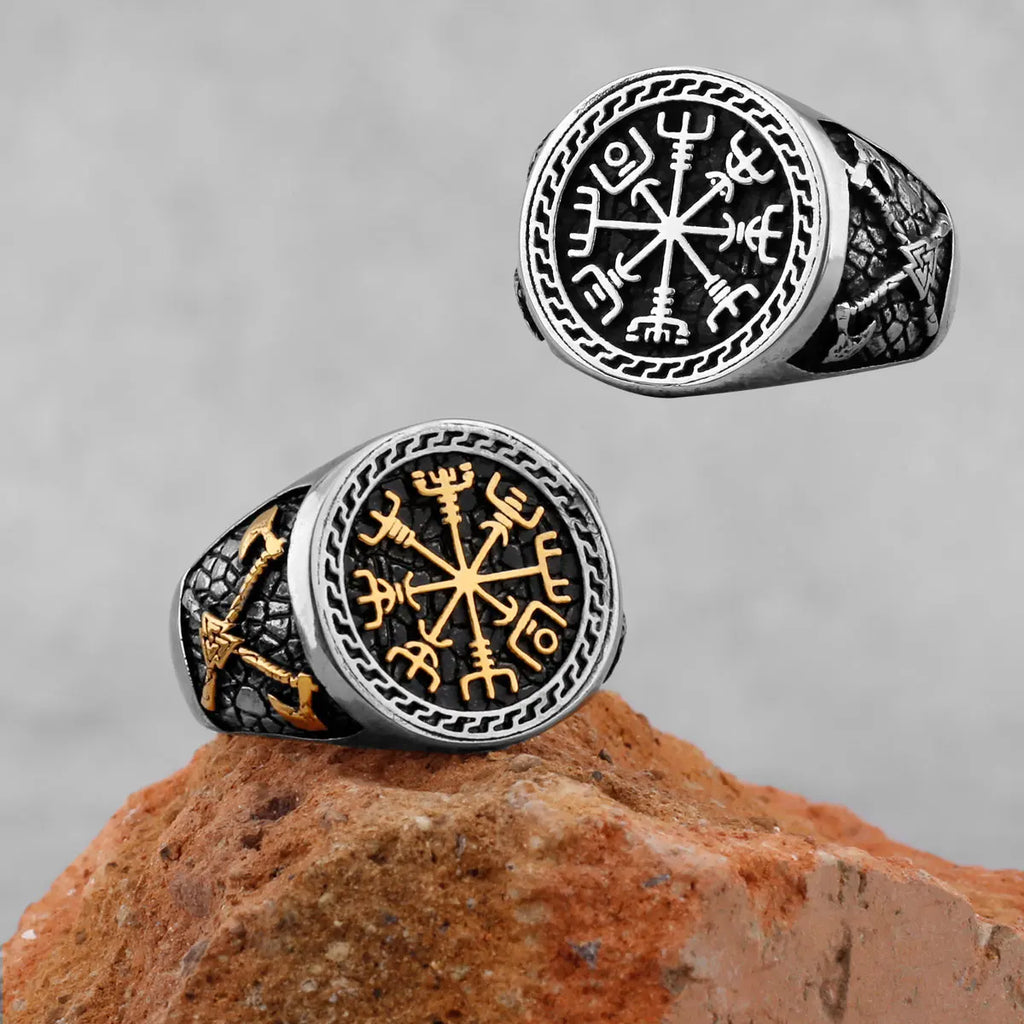 Viking Compass Ring