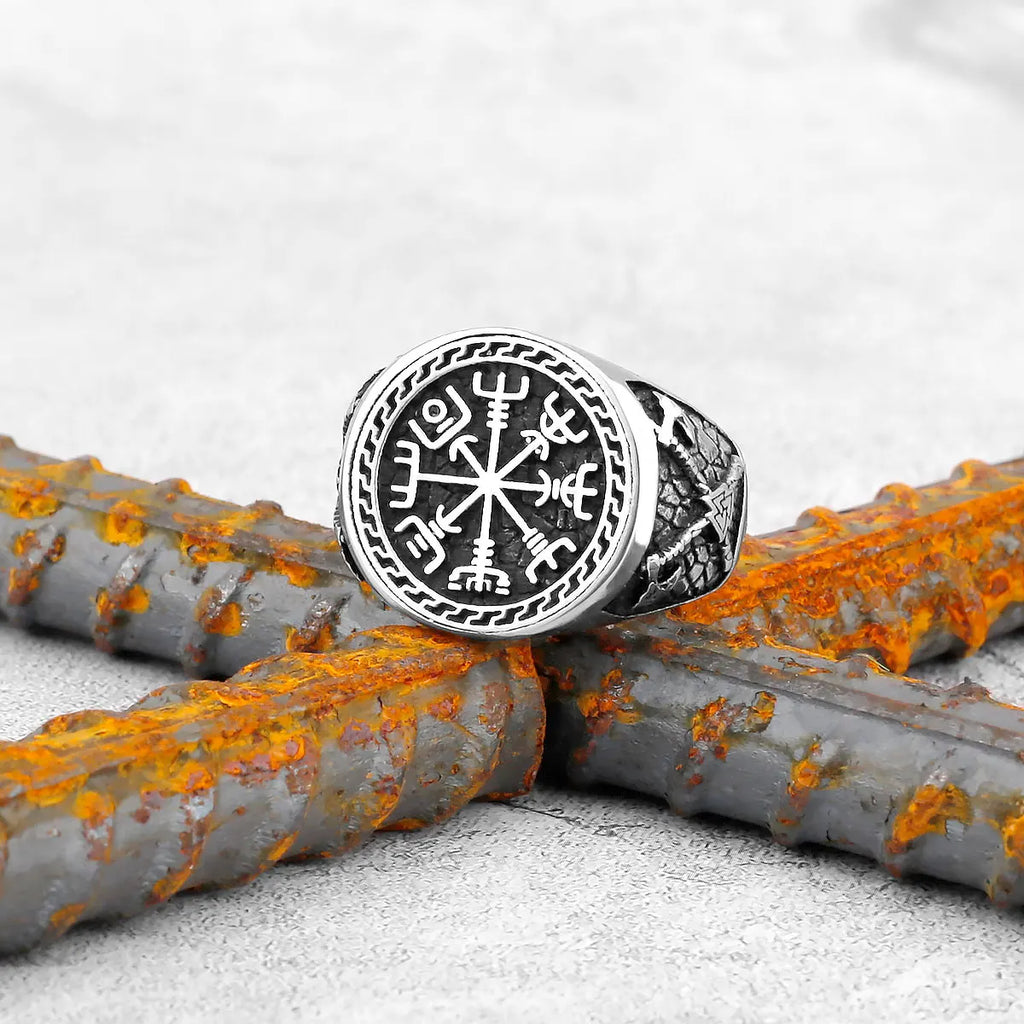 Viking Compass Ring