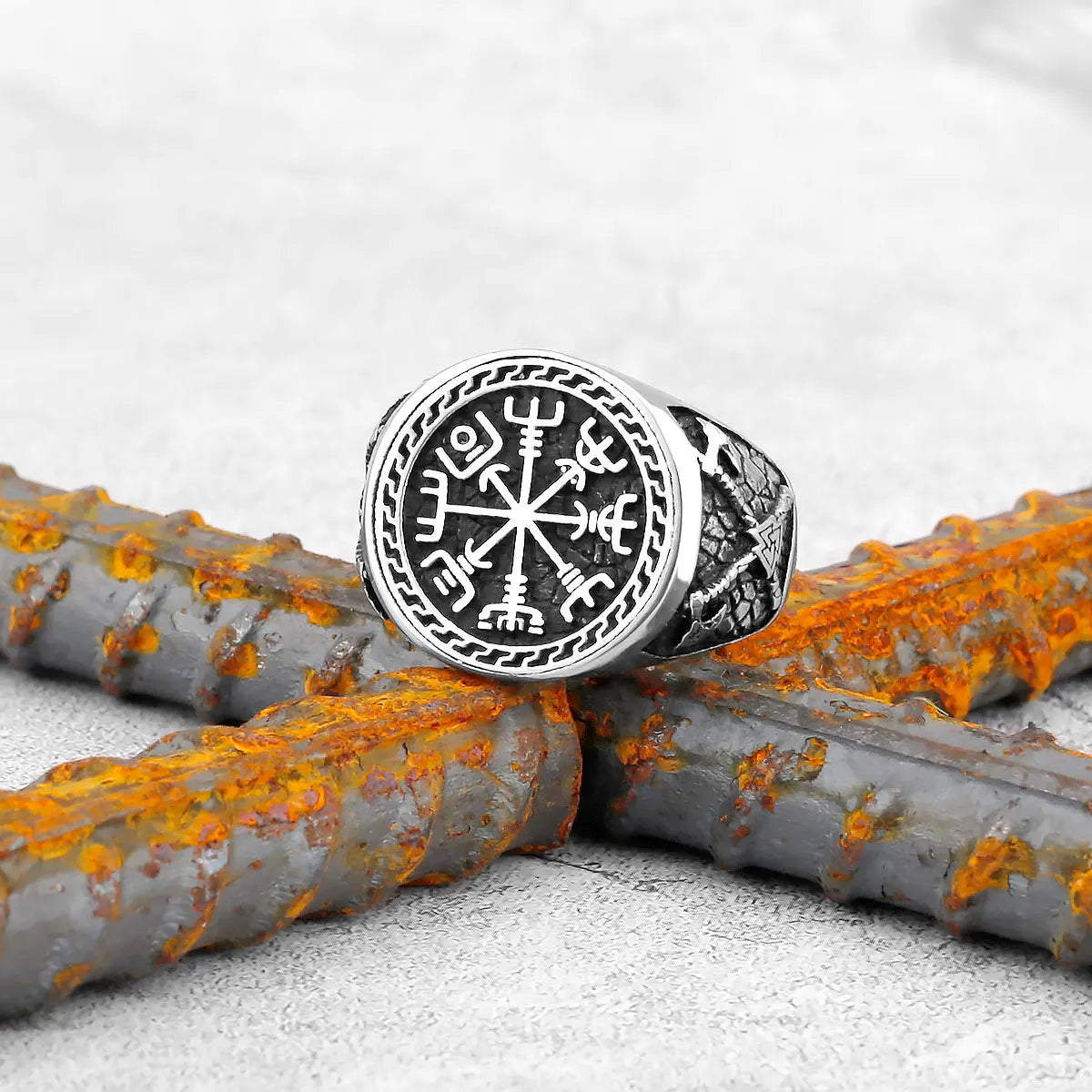 Viking Compass Ring