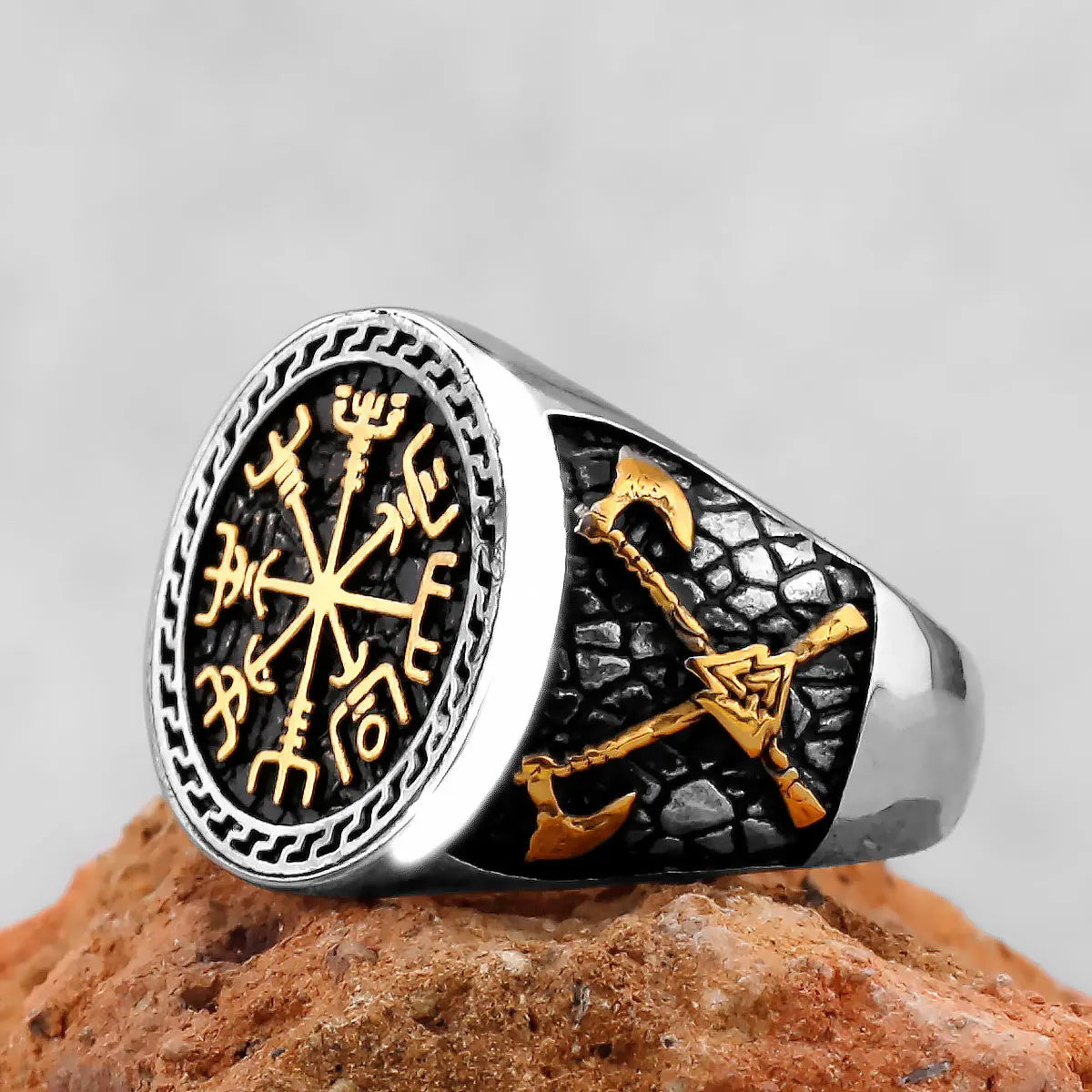 Viking Compass Ring