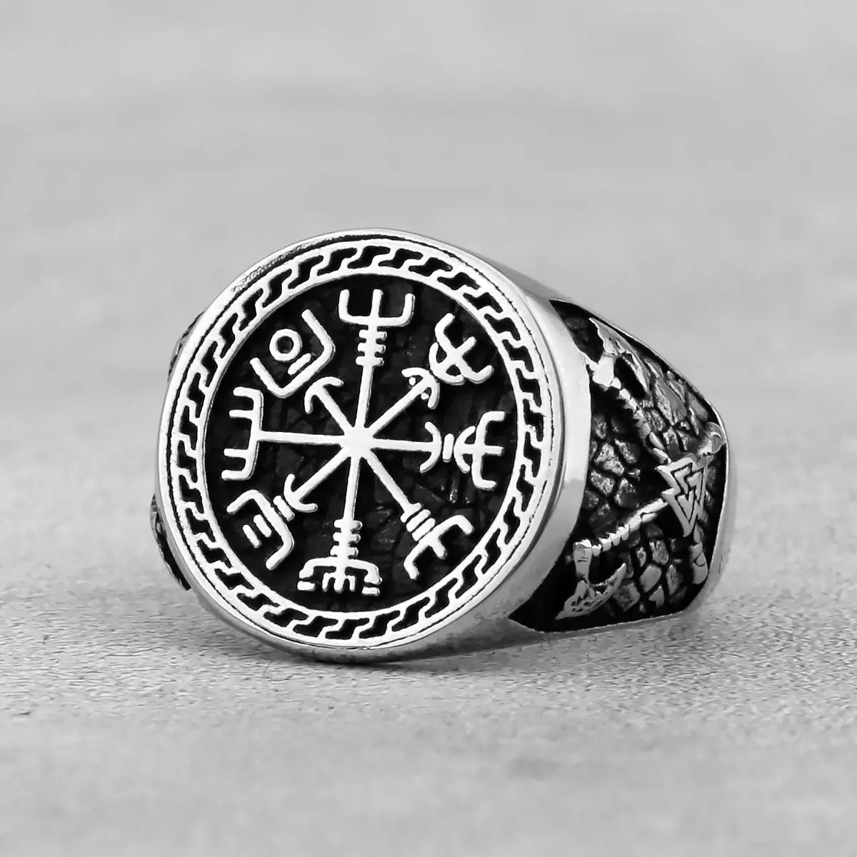 Viking Compass Ring