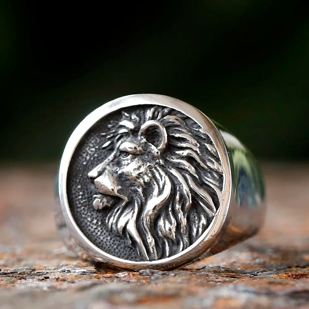 Lion Head Ring