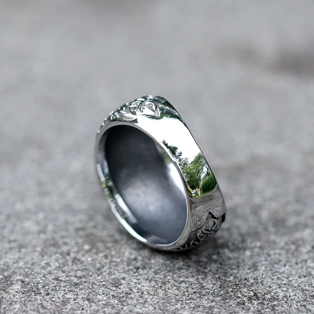 Dark Stone Signet Ring