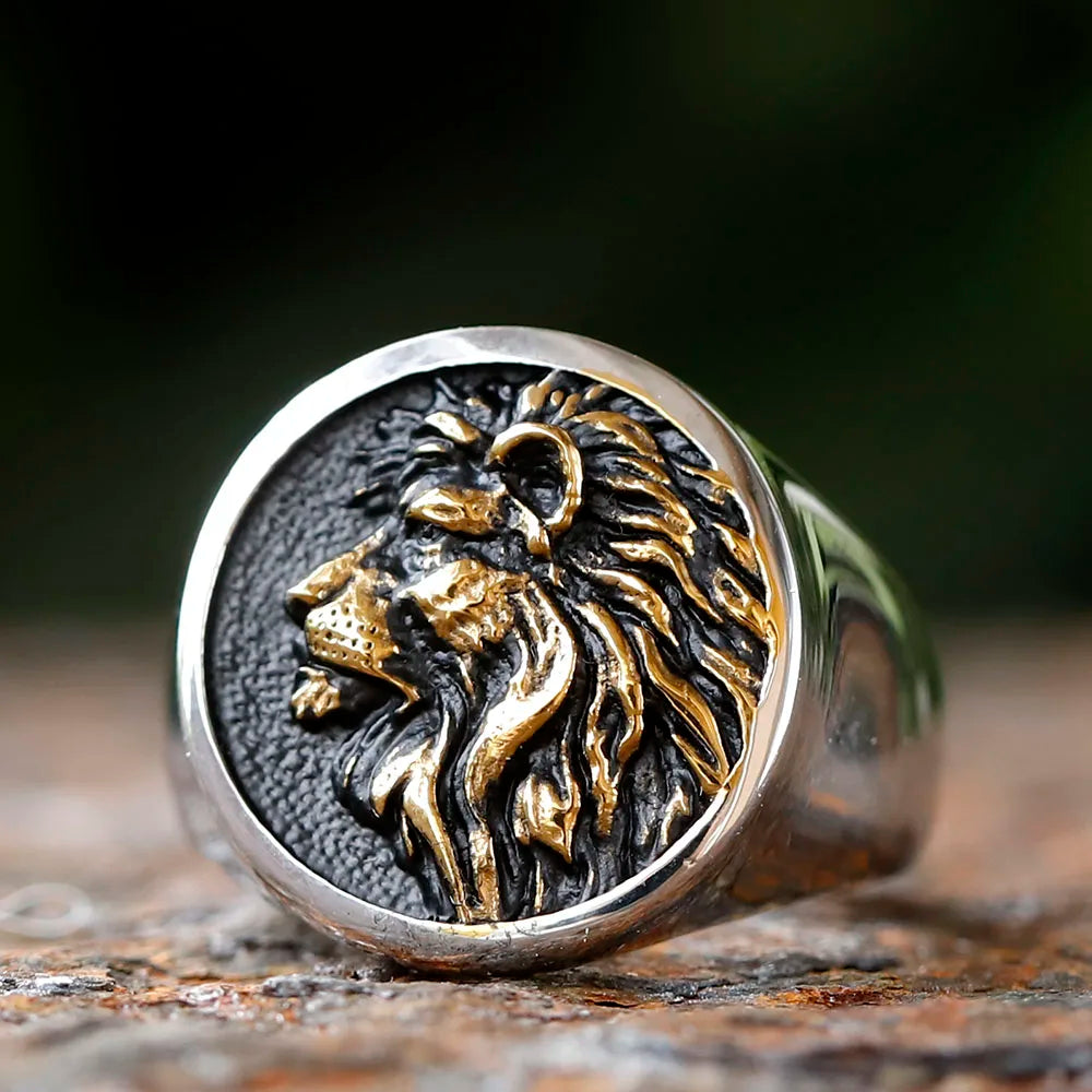Lion Head Ring