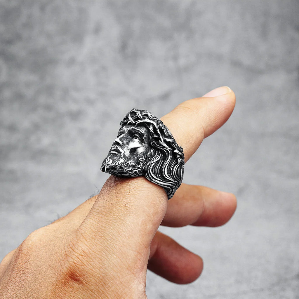 Jesus Face Ring