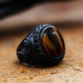 Tiger Eye Stone Ring