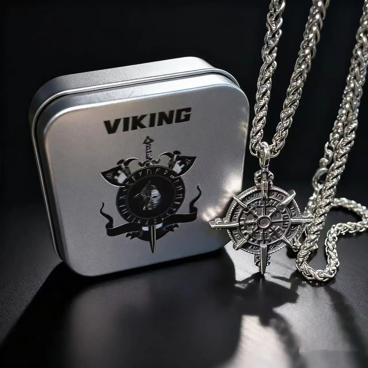 Viking Compass Pendant