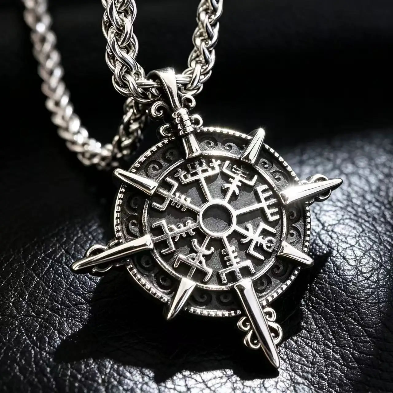 Viking Compass Pendant