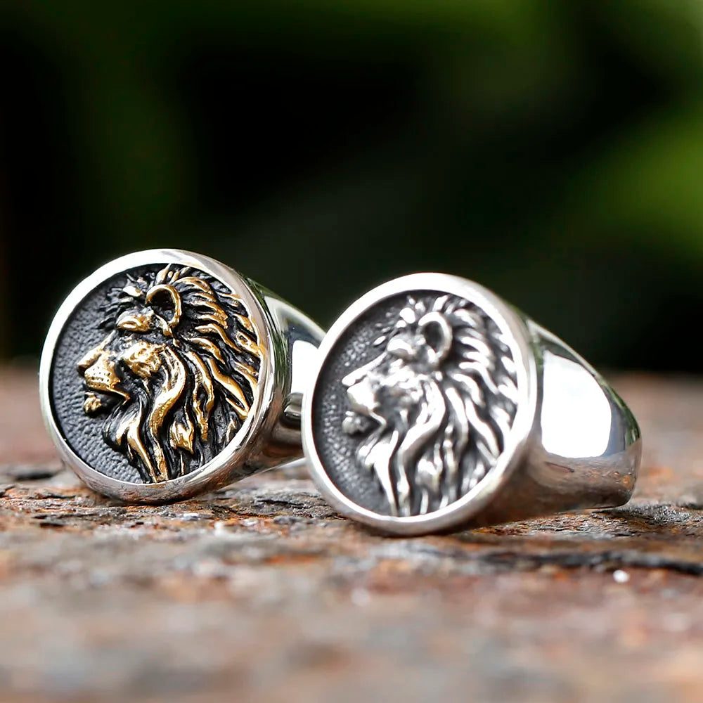 Lion Head Ring