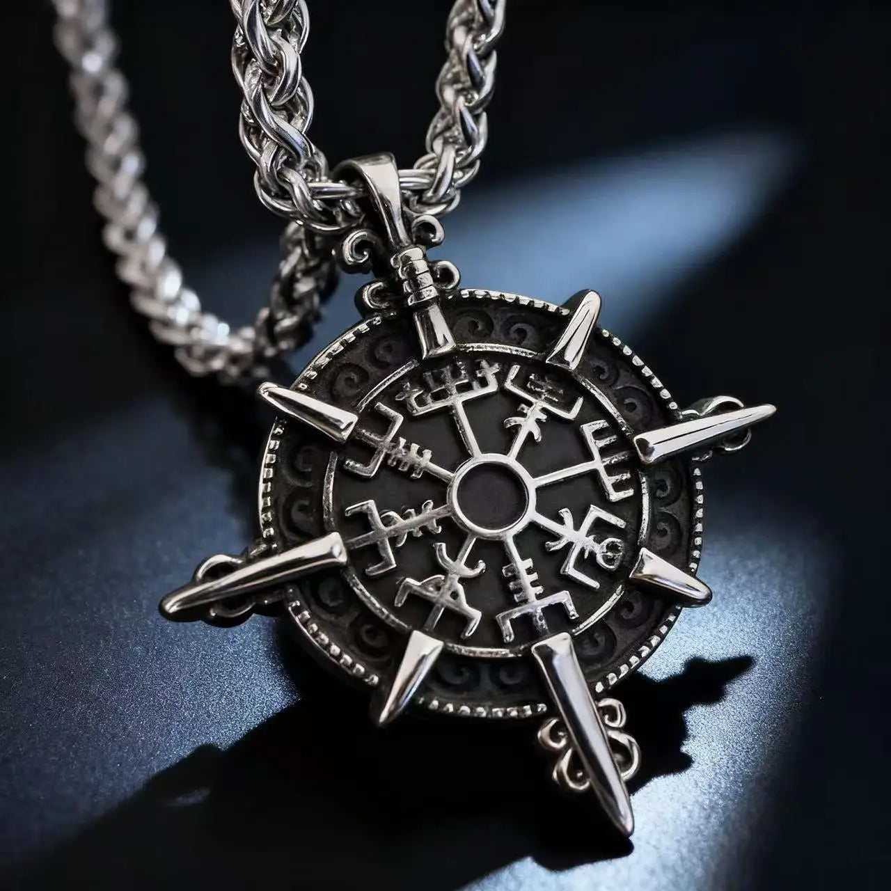 Viking Compass Pendant