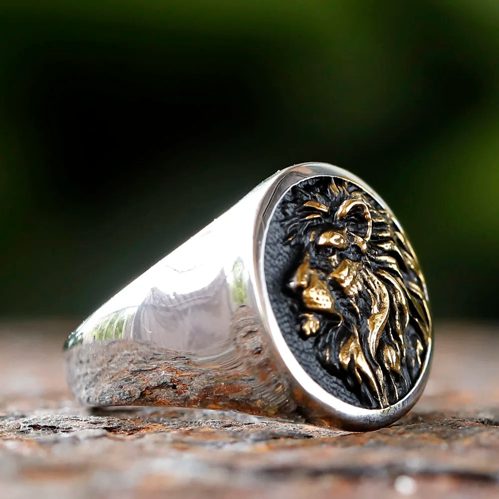 Lion Head Ring