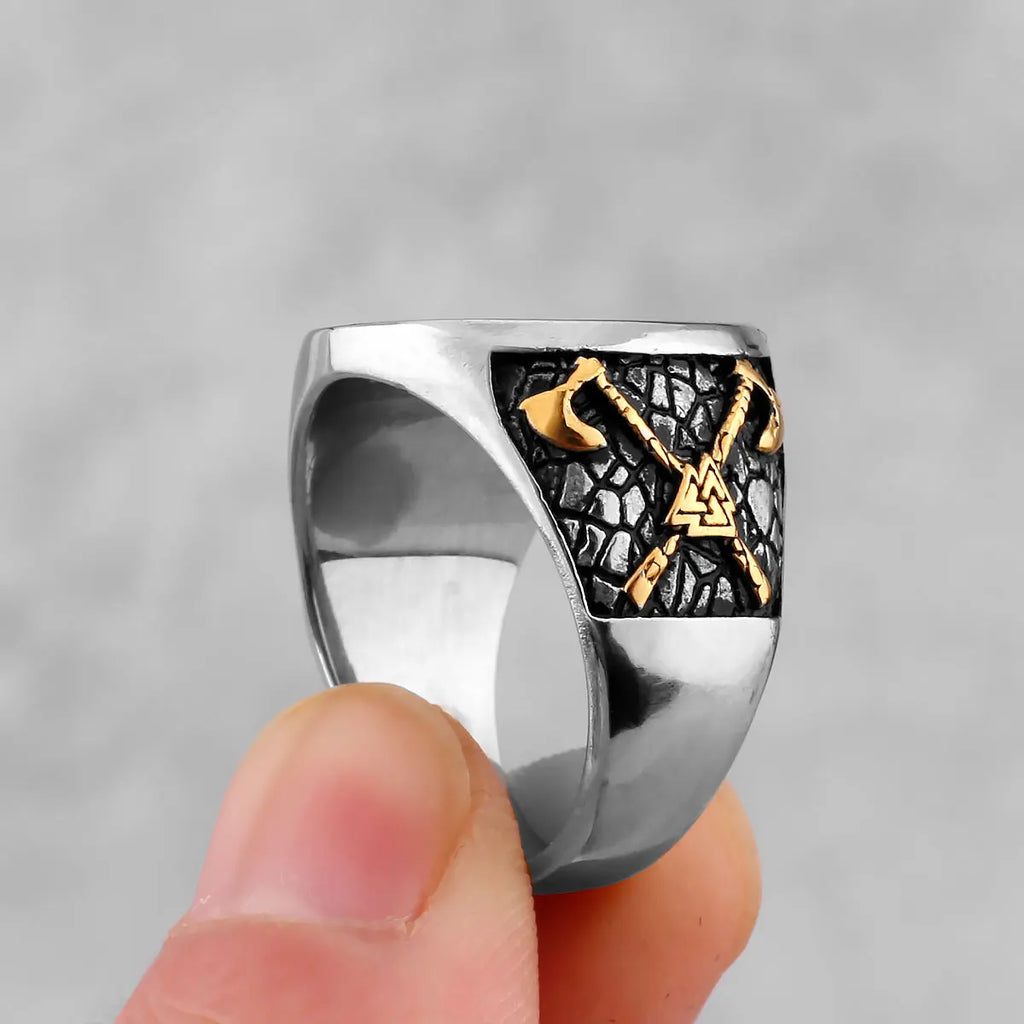 Viking Compass Ring