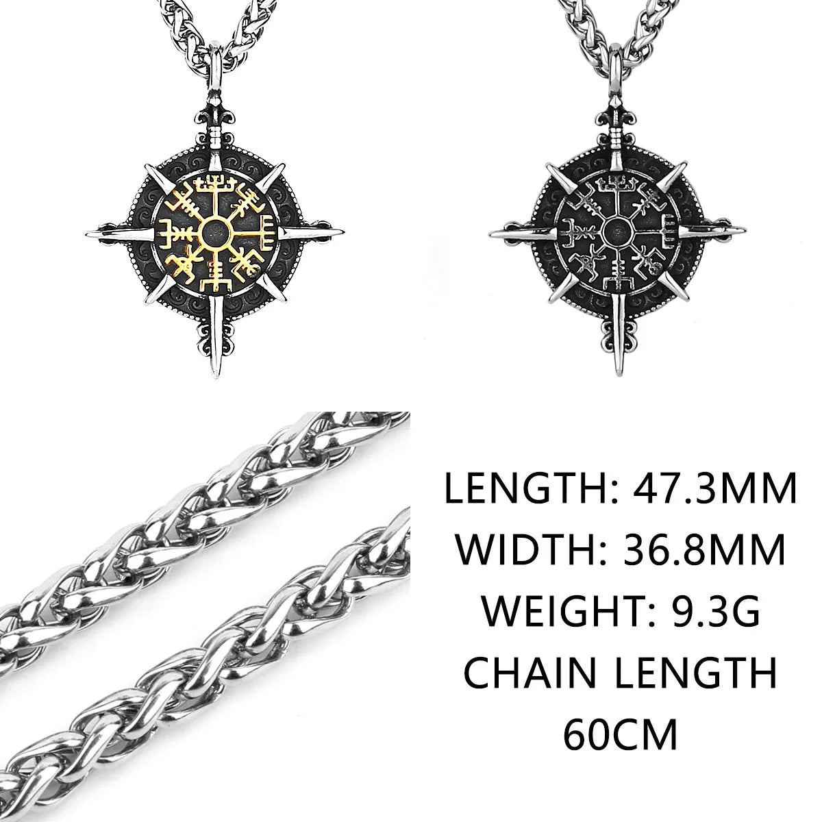 Viking Compass Pendant