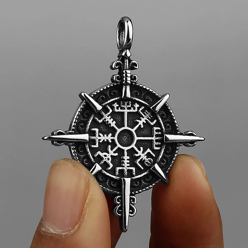 Viking Compass Pendant