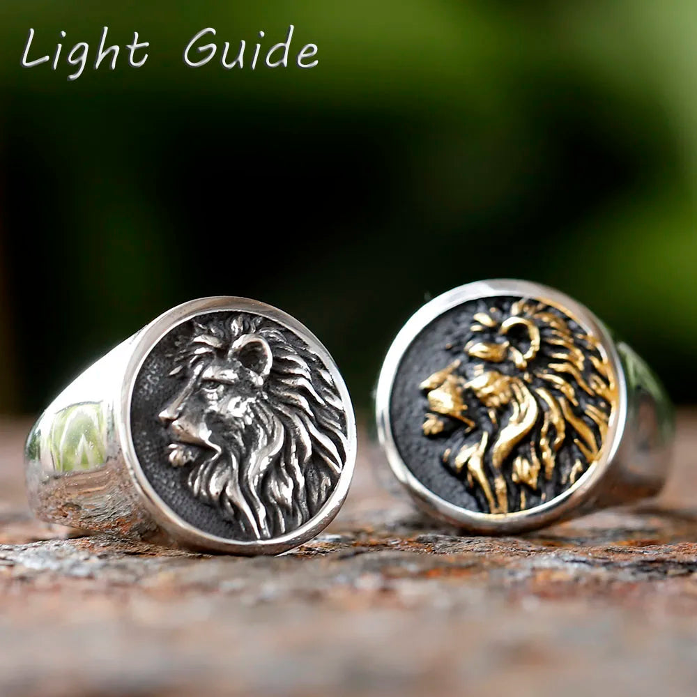 Lion Head Ring
