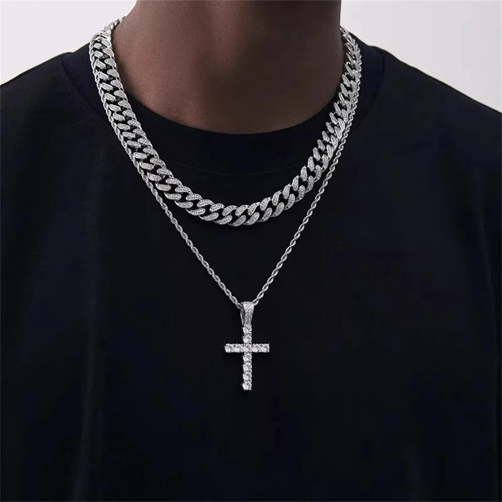 Crystal Cross Pendant