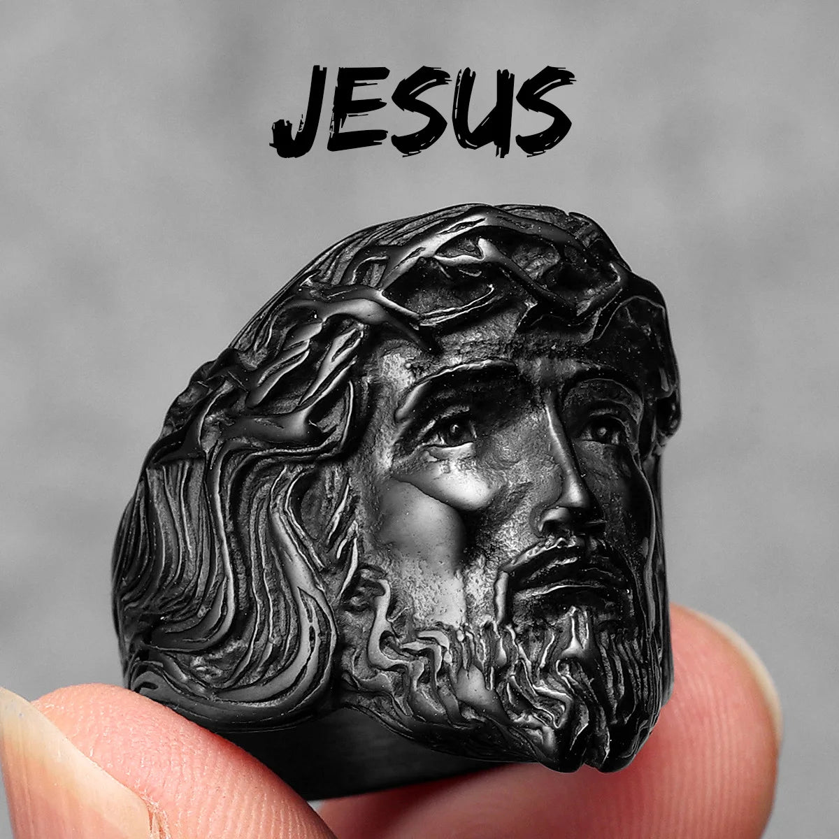Jesus Face Ring