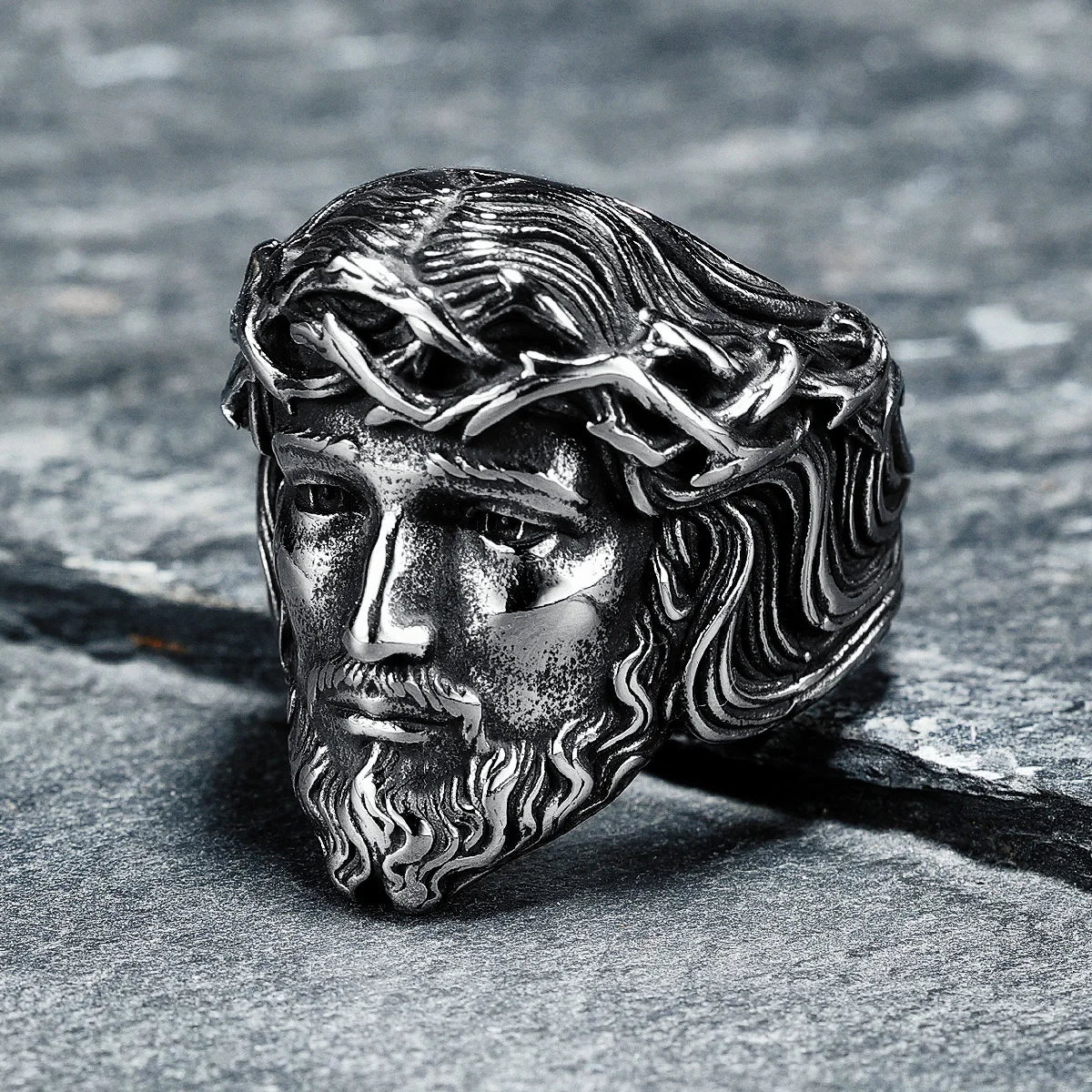 Jesus Face Ring